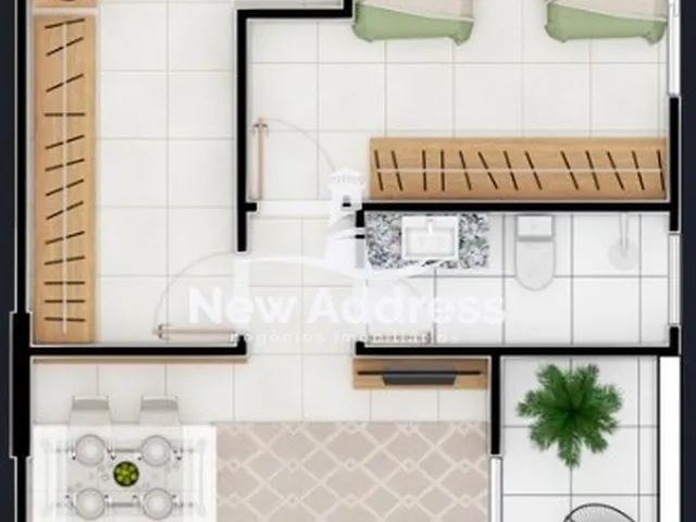 Imagem 13: Apartamento 2 quartos com suíte, 70m², varanda, vaga e lazer completo com piscina
