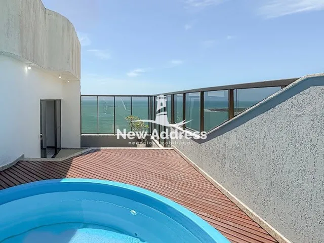 Imagem: Cobertura duplex de frente para o mar com