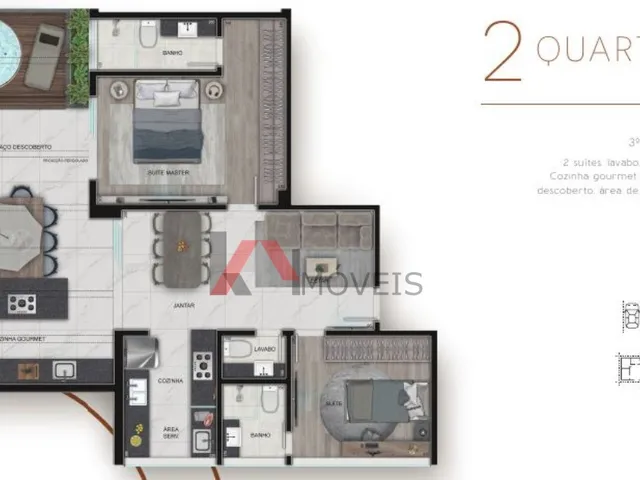 Imagem 14: COBERTURA RESIDENCIAL em BELO HORIZONTE - MG, ANCHIETA