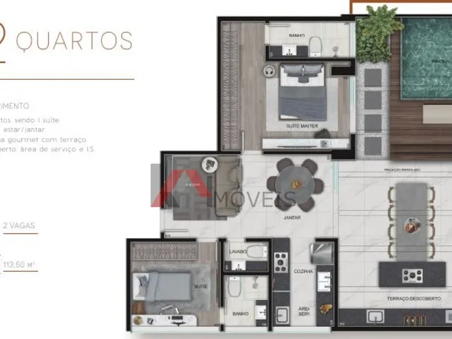Imagem 15: COBERTURA RESIDENCIAL em BELO HORIZONTE - MG, ANCHIETA