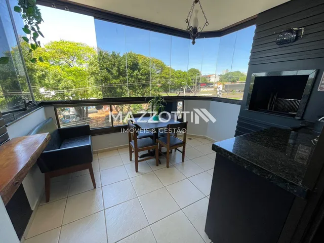 Imagem: O apartamento possui 1 Dormitório, 1 Suíte, 2 Banheiros, 1