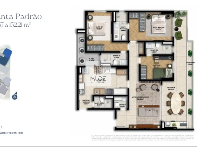Imagem 4: Nouvelle Blues Jaguaribe - Apartamentos de Alto Padrão - 3 e 4 quartos com 108 a 158 m²