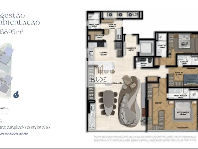 Imagem 6: Nouvelle Blues Jaguaribe - Apartamentos de Alto Padrão - 3 e 4 quartos com 108 a 158 m²