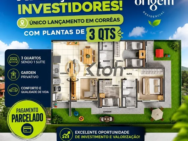 Imagem: Cenario Origem Correas - Lançamento Apto