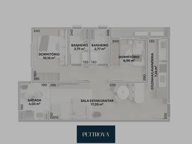 Imagem 2: SF COFIANCA Apartamento com 2 dormitórios