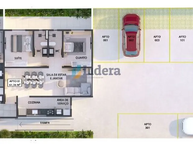 Imagem 4: Apto - 2 Quartos - 1 Suíte - 84,89 m² - Formosa, Cabedelo/PB