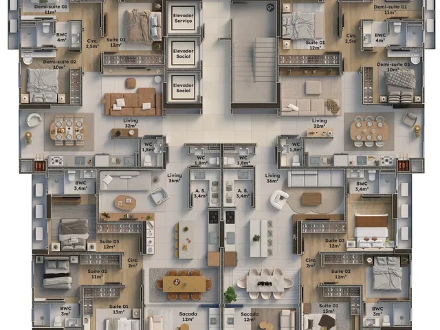 Imagem 5: Tívoli Apartamento com 3 dormitórios
