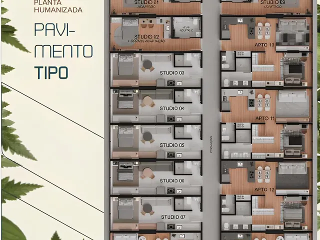 Imagem 12: Burj Lavie Apartamento com 2 dormitórios