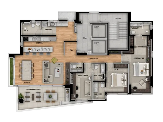 Imagem 6: 360 House Apartamento com 3 dormitórios