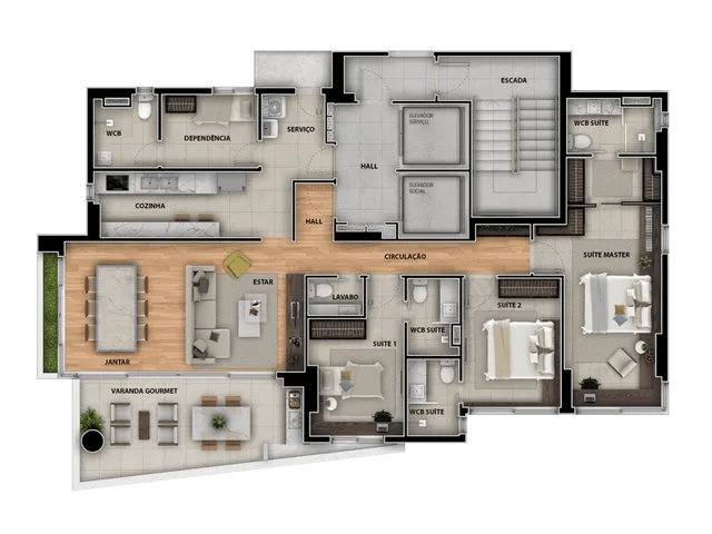 Imagem 7: 360 House Apartamento com 3 dormitórios