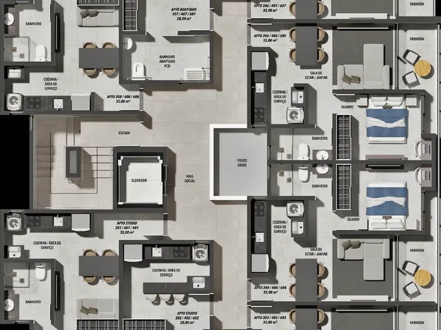Imagem 12: Chanceler Rolim Apartamento com 1 dormitório