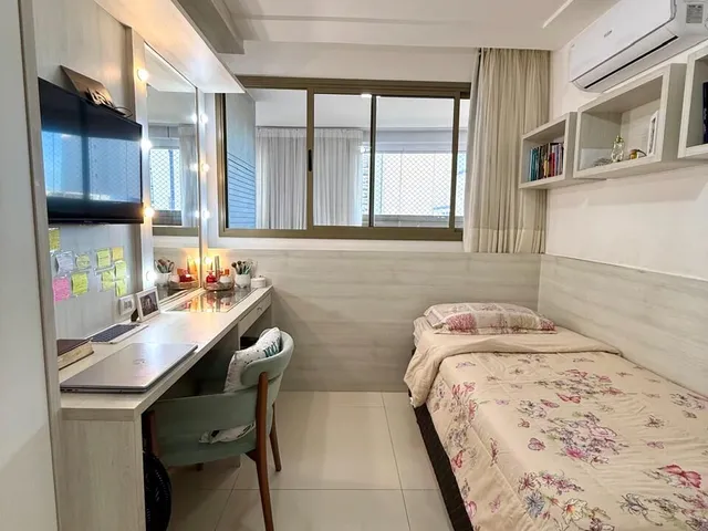 Imagem 16: Apartamento vista para o mar, montado e decorado, 4 quartos, 2 suítes, 2 vagas, lazer de