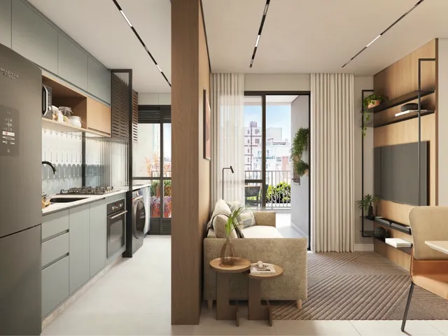 Imagem 7: Studio em Curitiba, no bairro Capão Raso - Referência: 801 - Dot - Residencial