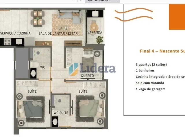 Imagem 16: Apto - 3 Quartos - 2 Suítes - 64,87m² - Formosa, Cabedelo/PB