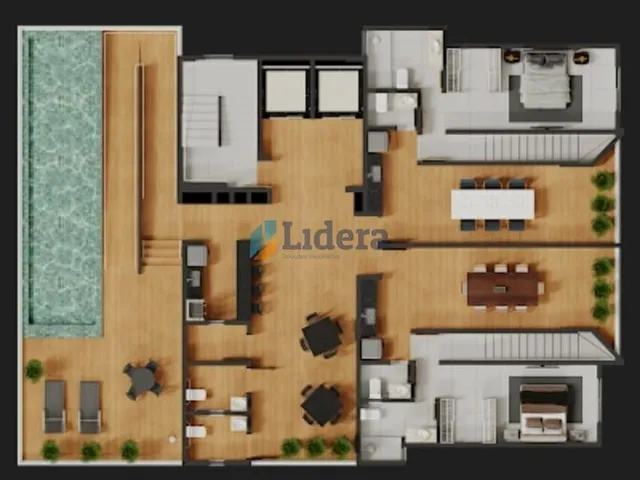 Imagem 15: Apartamento com Cobertura Privativa- 3 quartos - 2 vagas de garagem - em Bessa, João