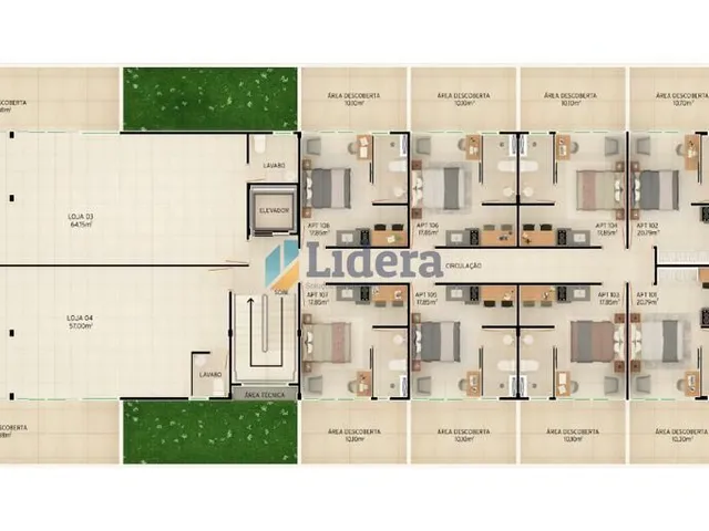 Imagem 11: Flat - 24,95 m² - Intermares, Cabedelo/PB