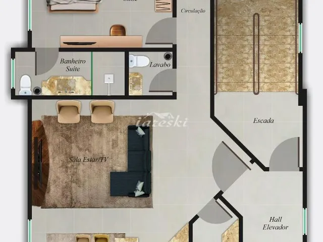 Imagem 2: Apartamento a Venda no Residencial Bristol, Avenida Gramado na Vila A em Foz do Iguaçu