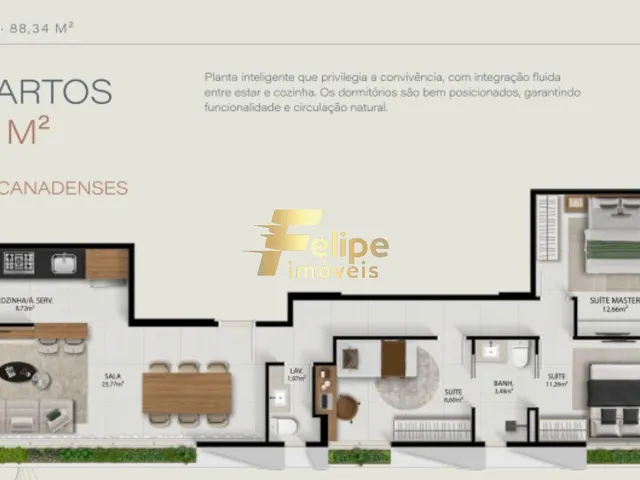 Imagem 12: NOVO EMPREENDIMENTO IMOBILIÁRIO SURGINDO! APARTAMENTO COM 03 SUÍTES, LAZER COMPLETO, À