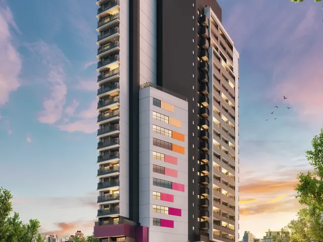 Imagem: O apartamento possui 1 Dormitório, 1 Suíte, 1 Banheiro, 1