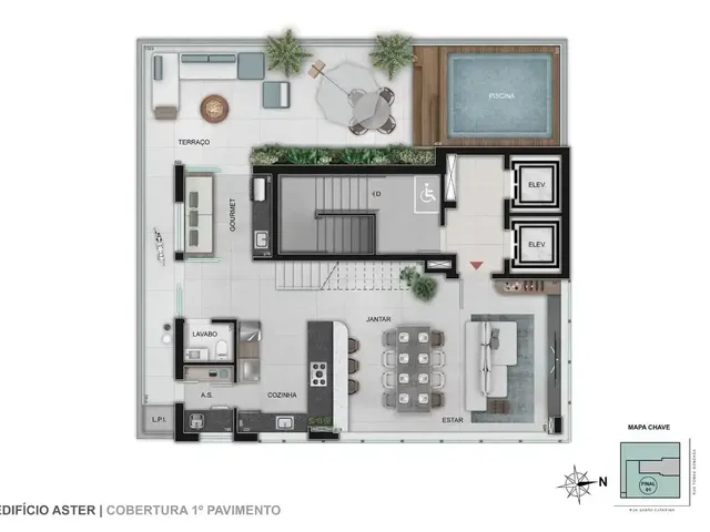 Imagem 8: Apartamento à venda no ASTER - AVULSO 901, com 3 quartos e 102m²
