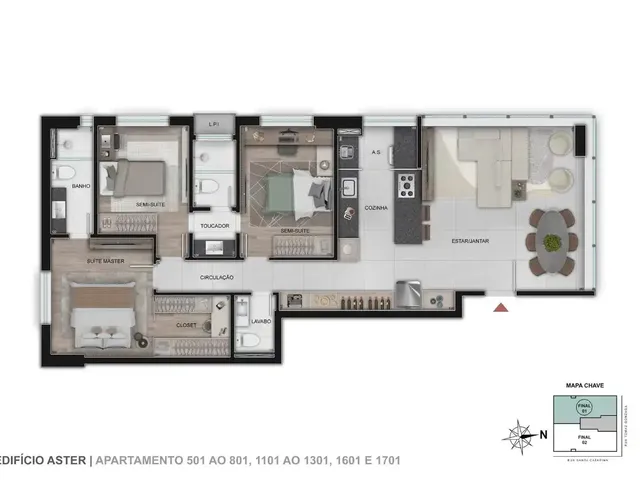 Imagem 12: Apartamento à venda no ASTER - AVULSO 901, com 3 quartos e 102m²
