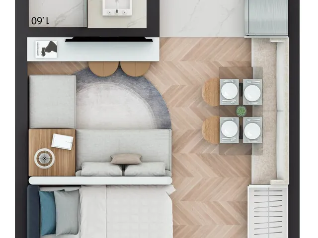 Imagem 4: Aluguel Apartamento Studio bairro Moinhos Vento