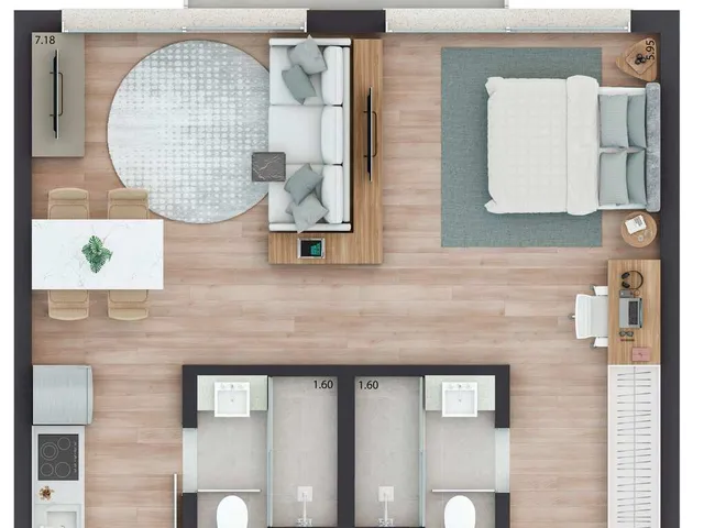 Imagem 8: Aluguel Apartamento Studio bairro Moinhos Vento