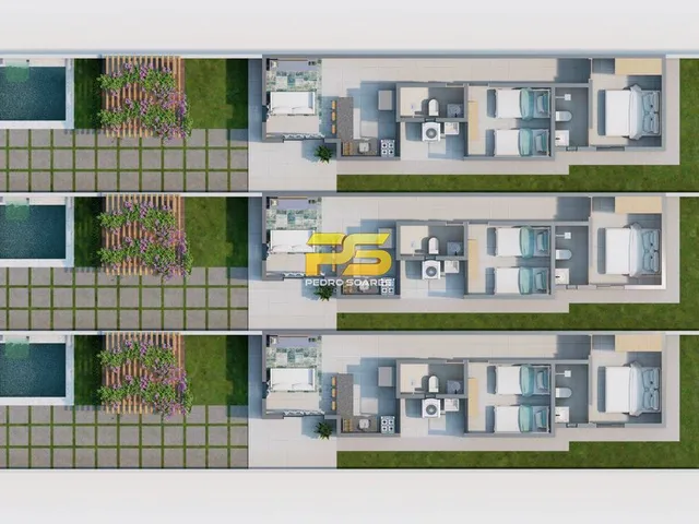 Imagem 9: Casa 64m2 com 02 Quartos em Jacumã á venda por 240.000,00