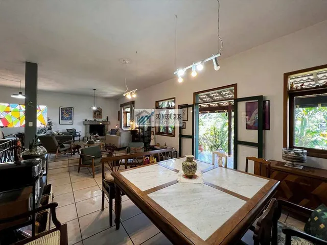 Imagem 3: Casa rústica charmosa à venda na Granja Viana II em Cotia com 5 dormitórios, salão