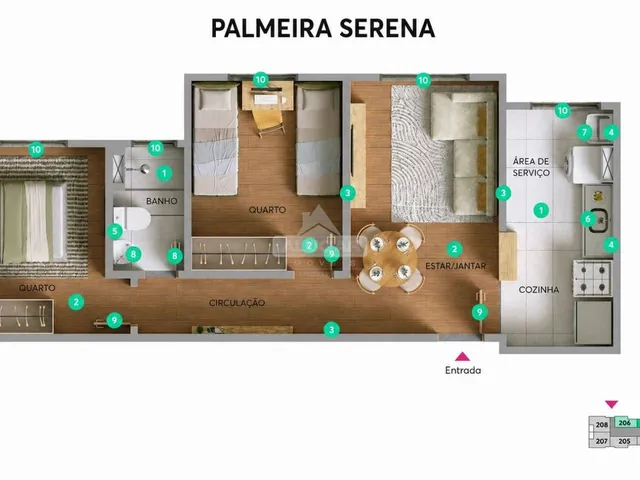 Imagem 4: Mrv- Palmeira Serena- 1101 Sul