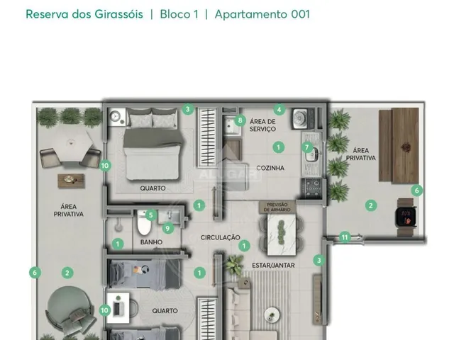 Imagem 4: Mrv - Reversa dos Girassóis - 1506 Sul