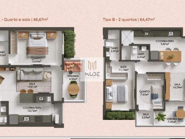Imagem 14: GAL Urban Beach Living - Apartamentos de 46,67 m² a 64,47 m² - Frente Mar na Praia do