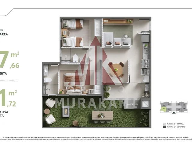 Imagem 15: SENSIA JARDIM Apartamento com 1 dormitório