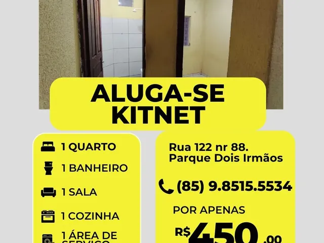 Imagem: A casa possui 2 Dormitórios, 1 Banheiro, 1 Vaga na garagem