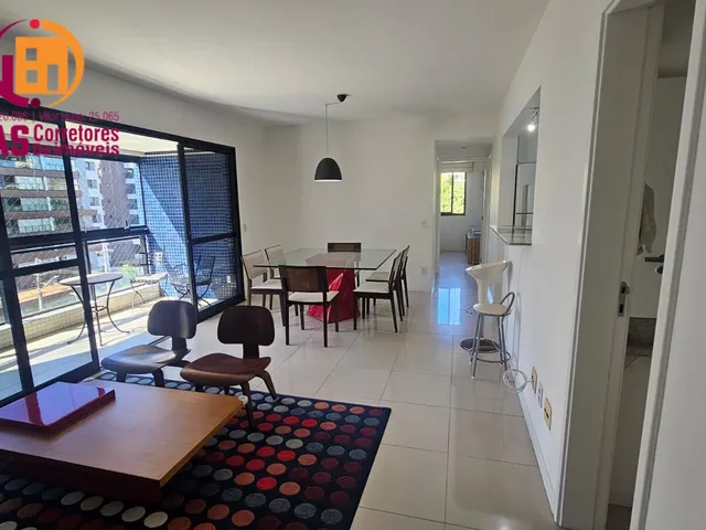 Imagem 15: Alugo Apartamento mobiliado no Alphaville com 106, varanda gourmet vista mar, 3/4