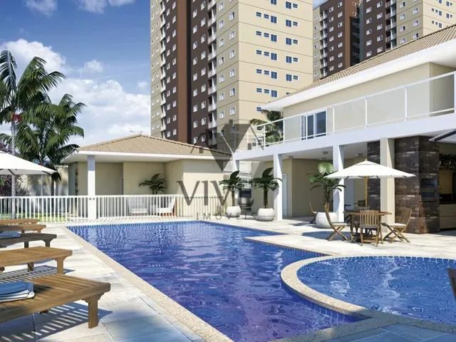 Imagem: O apartamento possui 2 Dormitórios, 1 Banheiro, 1 Vaga na