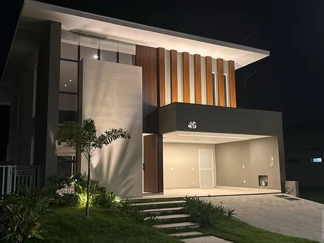 Imagem: A casa possui 4 Dormitórios, 4 Suítes, 4 Banheiros, 2