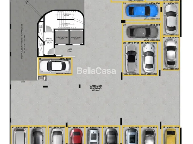 Imagem 6: Apartamento à venda de 2 quartos sendo 1 suíte, 1 vaga de garagem - Praia do Morro