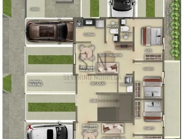 Imagem 6: Apartamento Geisel C/51m² 2 Quartos, 1 Suíte, 01 Vaga !!!