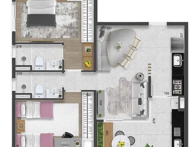 Imagem 2: On The Park - Apartamento à venda no bairro Alphaville - Barueri/SP