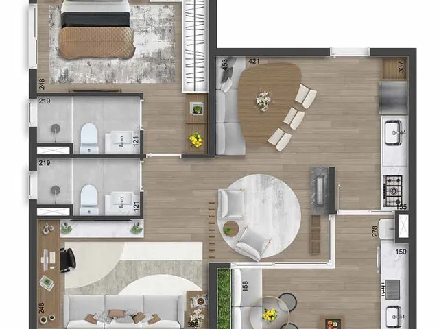 Imagem 3: On The Park - Apartamento à venda no bairro Alphaville - Barueri/SP