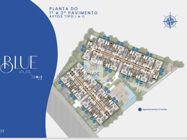Imagem 10: BLUE VILAS- Apartamentos de 2 e 3 Suítes - com área de 68 à 76m² e Garden privativo