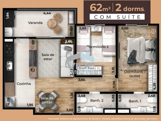 Imagem 6: Best View Residence | Swiss Park | 2 Dorms. | 1 Suite
