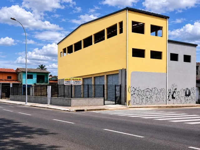 Imagem: Prédio comercial de esquina na Av. Centenário