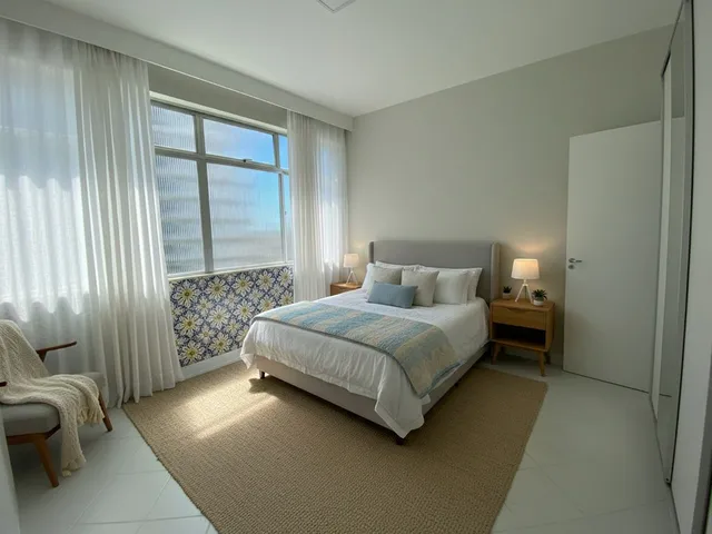 Imagem 6: Apartamento 156m², vista mar, 3 quartos no Campo Grande: seu novo lar com requinte e