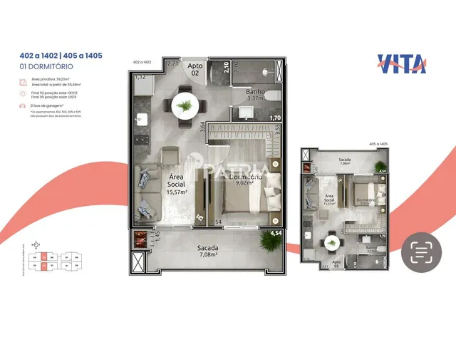 Imagem 7: APARTAMENTOS NA PLANTA, COM 1, 2 e 3 DORMITÓRIOS, NO BAIRRO SANTO INÁCIO, EM SAN