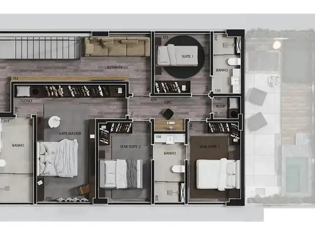Imagem 2: Apartamento à venda no Astro - Avulso 1802, com 4 quartos e 163m²