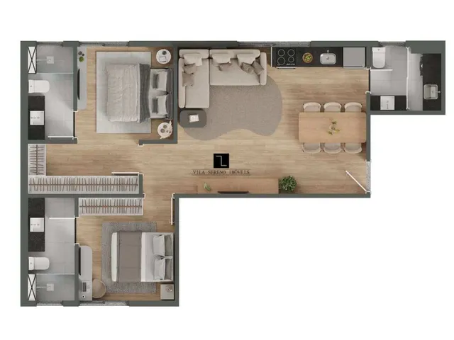 Imagem 8: Apartamentos 1 e 2 quartos a venda no Santo Agostinho em Belo Horizonte – MG