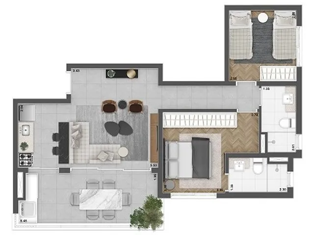Imagem 10: Apartamento à venda no bairro Brooklin Paulista - São Paulo/SP