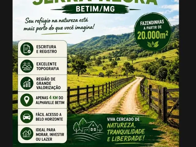 Imagem: Fazendinha de 20 mil m2 em Betim